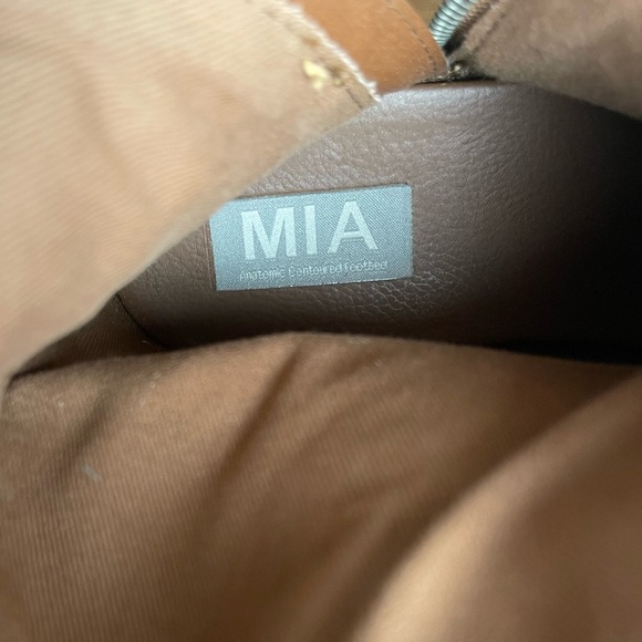 MIA Marri Tall Distressed Faux Leather Heeled Boot - Picture 12 of 12